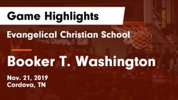 Evangelical Christian School vs Booker T. Washington Game Highlights - Nov. 21, 2019