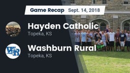 Recap: Hayden Catholic  vs. Washburn Rural  2018