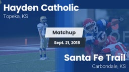 Matchup: Hayden Catholic vs. Santa Fe Trail  2018