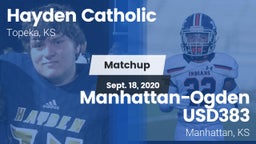 Matchup: Hayden Catholic vs. Manhattan-Ogden USD383 2020