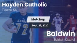 Matchup: Hayden Catholic vs. Baldwin  2020