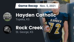 Recap: Hayden Catholic  vs. Rock Creek  2021