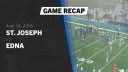 Recap: St. Joseph  vs. Edna  2016