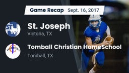 Recap: St. Joseph  vs. Tomball Christian HomeSchool  2017