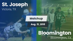 Matchup: St. Joseph High vs. Bloomington  2018