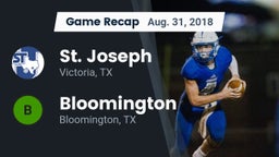 Recap: St. Joseph  vs. Bloomington  2018