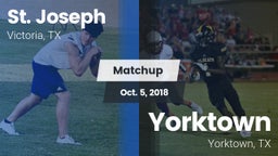 Matchup: St. Joseph High vs. Yorktown  2018