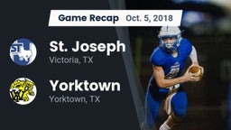 Recap: St. Joseph  vs. Yorktown  2018