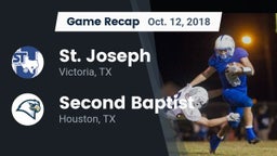 Recap: St. Joseph  vs. Second Baptist  2018