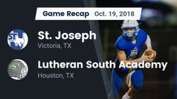 Recap: St. Joseph  vs. Lutheran South Academy 2018