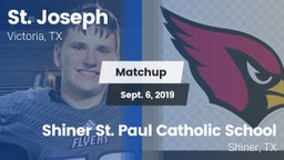 Matchup: St. Joseph High vs. Shiner St. Paul Catholic School 2019