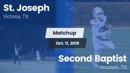 Matchup: St. Joseph High vs. Second Baptist  2019