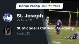 Recap: St. Joseph  vs. St. Michael's Catholic Academy 2023