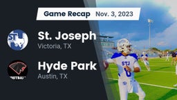 Recap: St. Joseph  vs. Hyde Park  2023