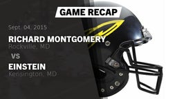 Recap: Richard Montgomery  vs. Einstein  2015