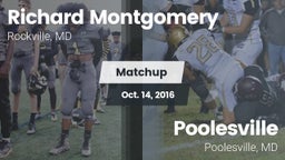 Matchup: Richard Montgomery vs. Poolesville  2016