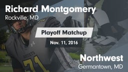 Matchup: Richard Montgomery vs. Northwest  2016