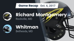 Recap: Richard Montgomery  vs. Whitman  2017