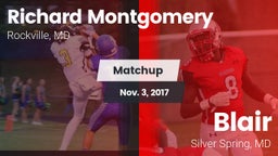Matchup: Richard Montgomery vs. Blair  2017