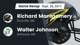 Recap: Richard Montgomery  vs. Walter Johnson  2017