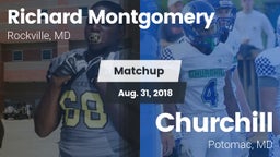 Matchup: Richard Montgomery vs. Churchill  2018