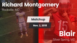 Matchup: Richard Montgomery vs. Blair  2018