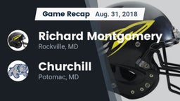 Recap: Richard Montgomery  vs. Churchill  2018