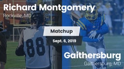 Matchup: Richard Montgomery vs. Gaithersburg  2019