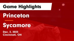 Princeton  vs Sycamore  Game Highlights - Dec. 2, 2023