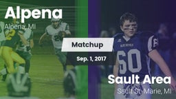 Matchup: Alpena  vs. Sault Area  2017