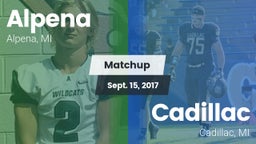 Matchup: Alpena  vs. Cadillac  2017