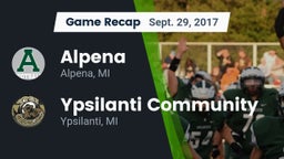Recap: Alpena  vs. Ypsilanti Community  2017
