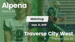 Matchup: Alpena  vs. Traverse City West  2018