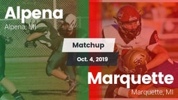 Matchup: Alpena  vs. Marquette  2019