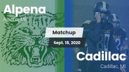 Matchup: Alpena  vs. Cadillac  2020