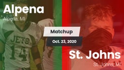 Matchup: Alpena  vs. St. Johns  2020