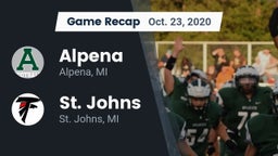 Recap: Alpena  vs. St. Johns  2020