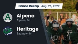 Recap: Alpena  vs. Heritage  2022