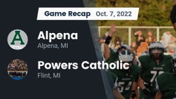 Recap: Alpena  vs. Powers Catholic  2022