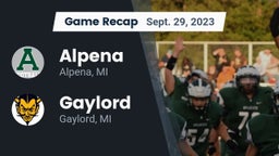 Recap: Alpena  vs. Gaylord  2023