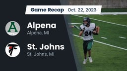 Recap: Alpena  vs. St. Johns  2023
