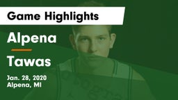 Alpena  vs Tawas Game Highlights - Jan. 28, 2020
