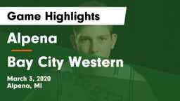 Alpena  vs Bay City Western  Game Highlights - March 3, 2020