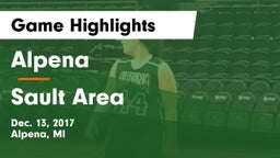 Alpena  vs Sault Area  Game Highlights - Dec. 13, 2017