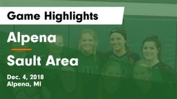 Alpena  vs Sault Area  Game Highlights - Dec. 4, 2018