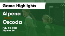 Alpena  vs Oscoda  Game Highlights - Feb. 20, 2023