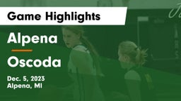 Alpena  vs Oscoda  Game Highlights - Dec. 5, 2023