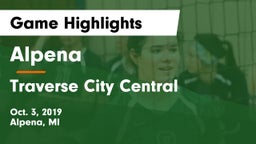 Alpena  vs Traverse City Central  Game Highlights - Oct. 3, 2019