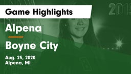 Alpena  vs Boyne City  Game Highlights - Aug. 25, 2020
