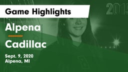 Alpena  vs Cadillac  Game Highlights - Sept. 9, 2020